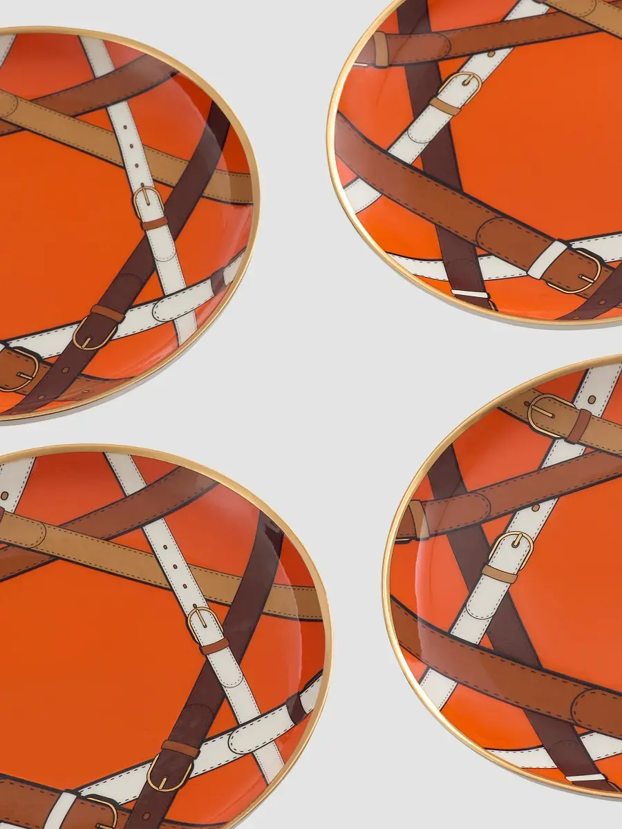 Jonathan Adler Saville 4-Piece Porcelain Small Plate Set | Thumbnail 3 Jonathan Adler Saville 4-Piece Porcelain Small Plate Set | Thumbnail 3