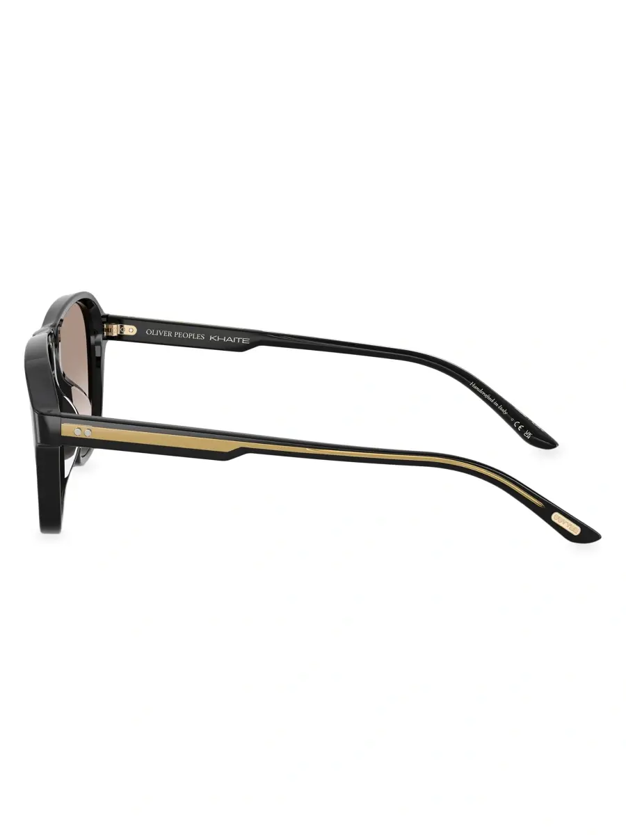 Oliver Peoples Women's x Khaite 56MM Square Sunglasses | Thumbnail 3 Oliver Peoples Women's x Khaite 56MM Square Sunglasses | Thumbnail 3
