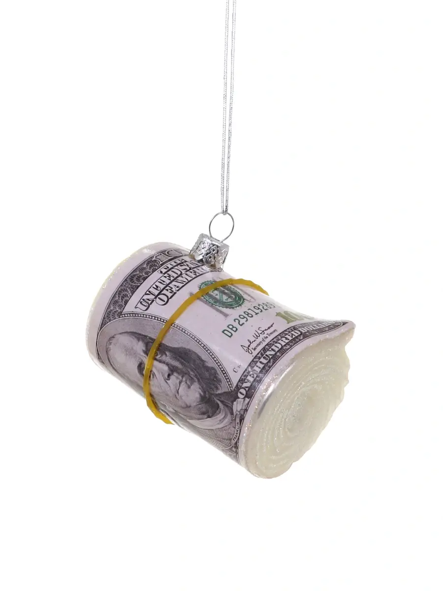 Roll of Cash Ornament Roll of Cash Ornament