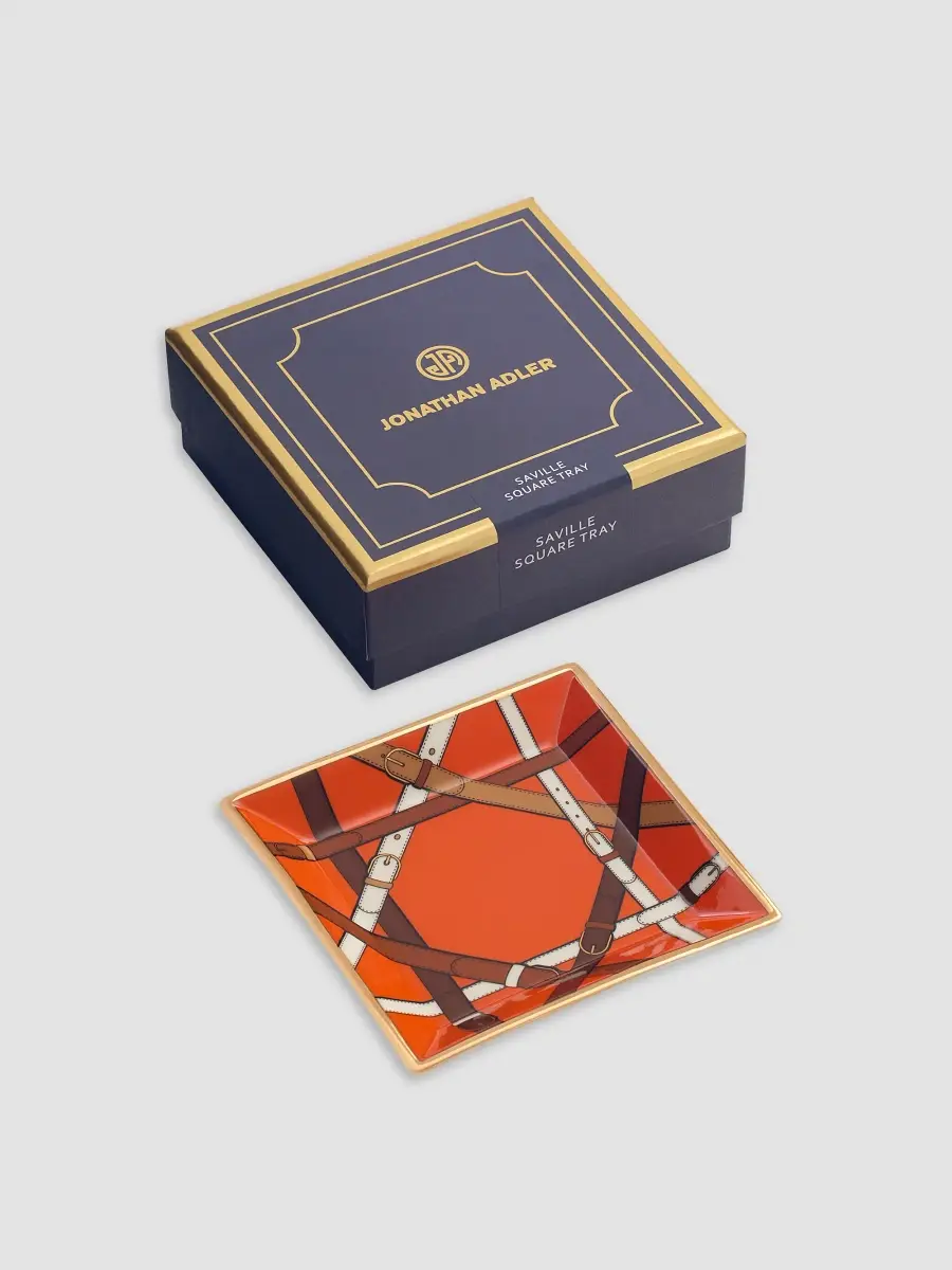 Jonathan Adler Saville Porcelain Square Tray | Thumbnail 2 Jonathan Adler Saville Porcelain Square Tray | Thumbnail 2