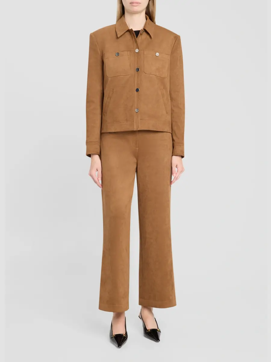 Toccin Women's Isalya Vegan Suede Jacket | Thumbnail 2 Toccin Women's Isalya Vegan Suede Jacket | Thumbnail 2