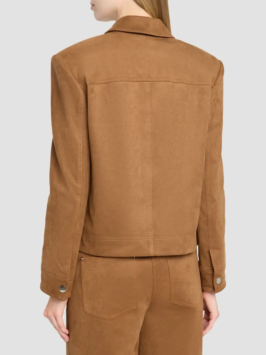 Toccin Women's Isalya Vegan Suede Jacket | Thumbnail 3 Toccin Women's Isalya Vegan Suede Jacket | Thumbnail 3