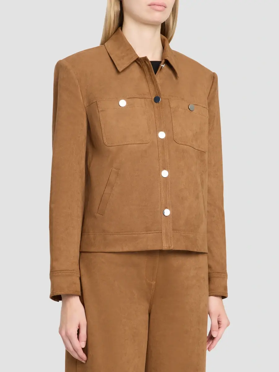 Toccin Women's Isalya Vegan Suede Jacket | Thumbnail 4 Toccin Women's Isalya Vegan Suede Jacket | Thumbnail 4