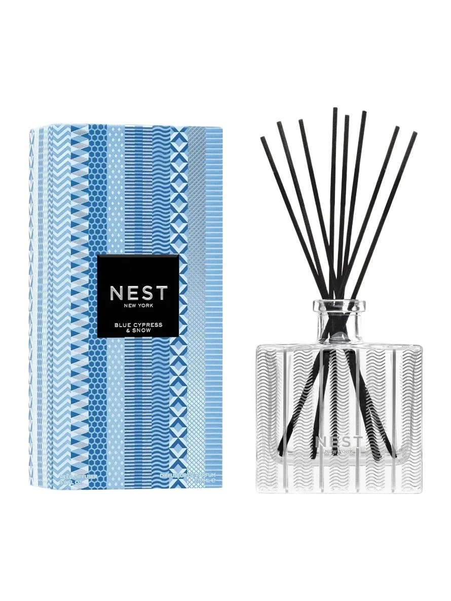 NEST New York Blue Cypress & Snow Reed Diffuser