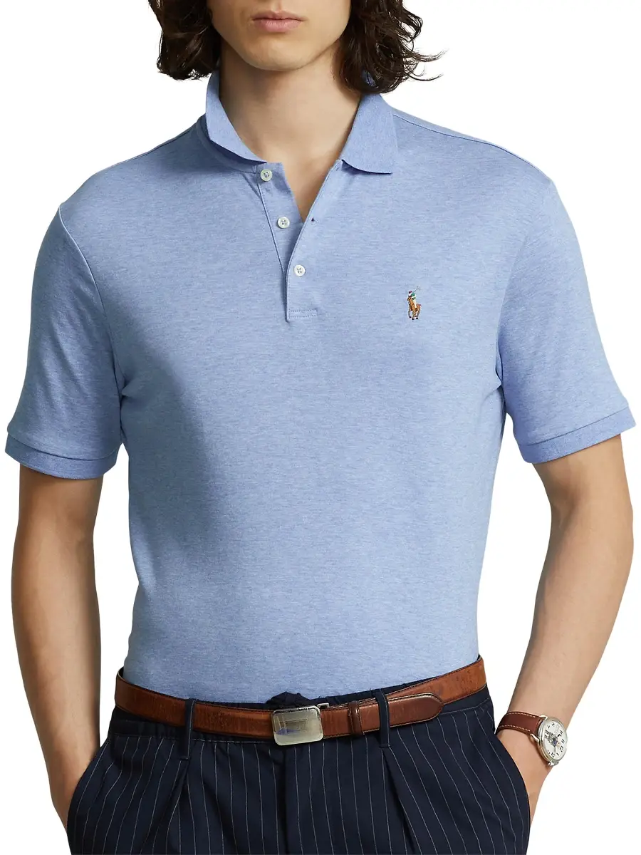 Polo Ralph Lauren Men's Cotton Polo Shirt | Thumbnail 3 Polo Ralph Lauren Men's Cotton Polo Shirt | Thumbnail 3