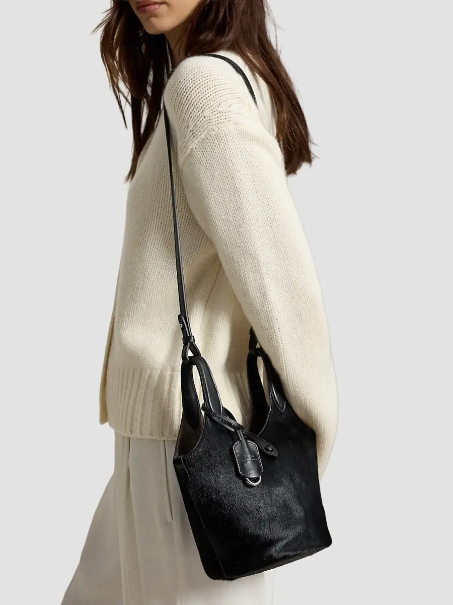 Polo Ralph Lauren Women's Polo Play Small Calf Hair Crossbody Bag | Thumbnail 2