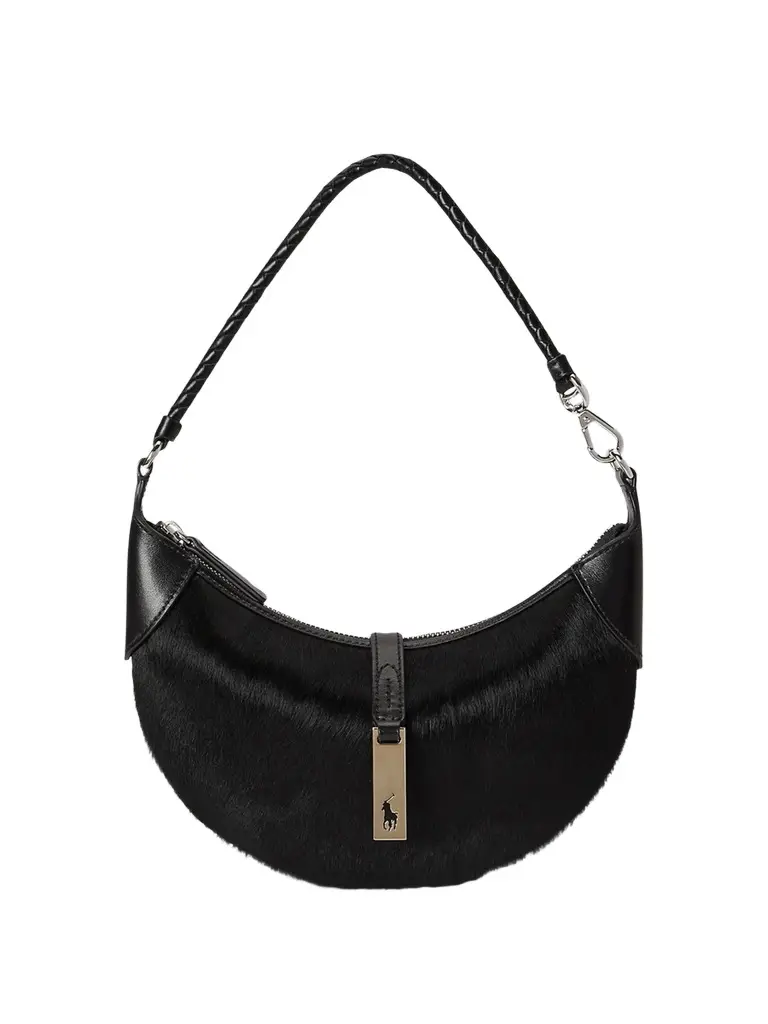 Women's Polo ID Small Calf Hair Shoulder Bag Women's Polo ID Small Calf Hair Shoulder Bag