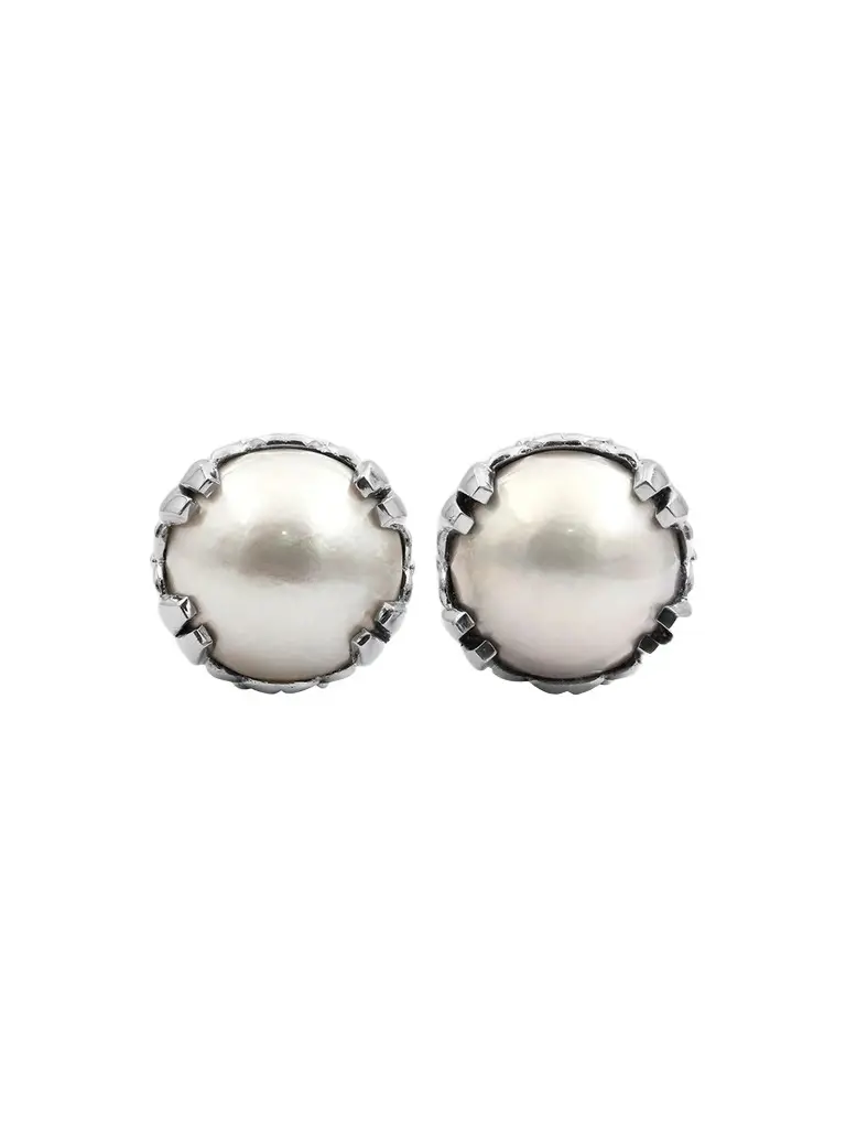 STEPHEN DWECK Women's Sterling Silver & Cultured Freshwater Pearl Stud Earrings