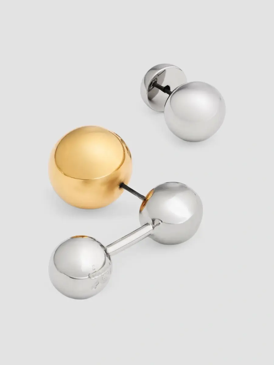 Rabanne Women's Punk Silvertone & Goldtone Earrings - Silver Gold | Thumbnail 2