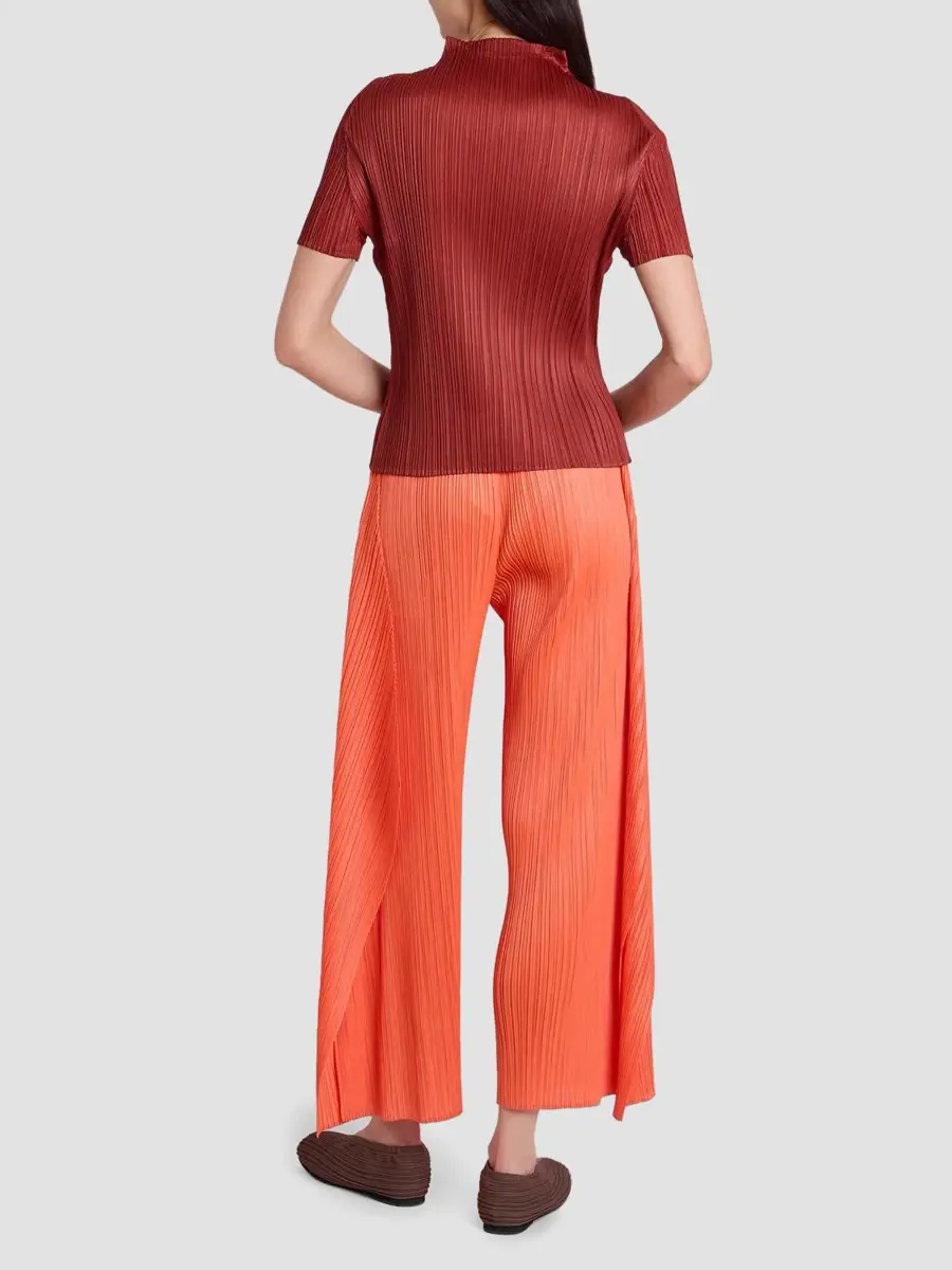 Pleats Please Issey Miyake Women's Monthly Colors: September Mock Turtleneck Top | Thumbnail 3 Pleats Please Issey Miyake Women's Monthly Colors: September Mock Turtleneck Top | Thumbnail 3