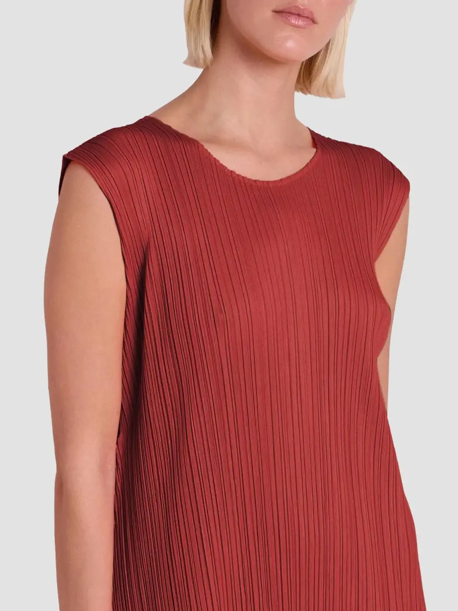 Pleats Please Issey Miyake Women's Monthly Colors: September Dress Cocoon Midi Dress | Thumbnail 6 Pleats Please Issey Miyake Women's Monthly Colors: September Dress Cocoon Midi Dress | Thumbnail 6