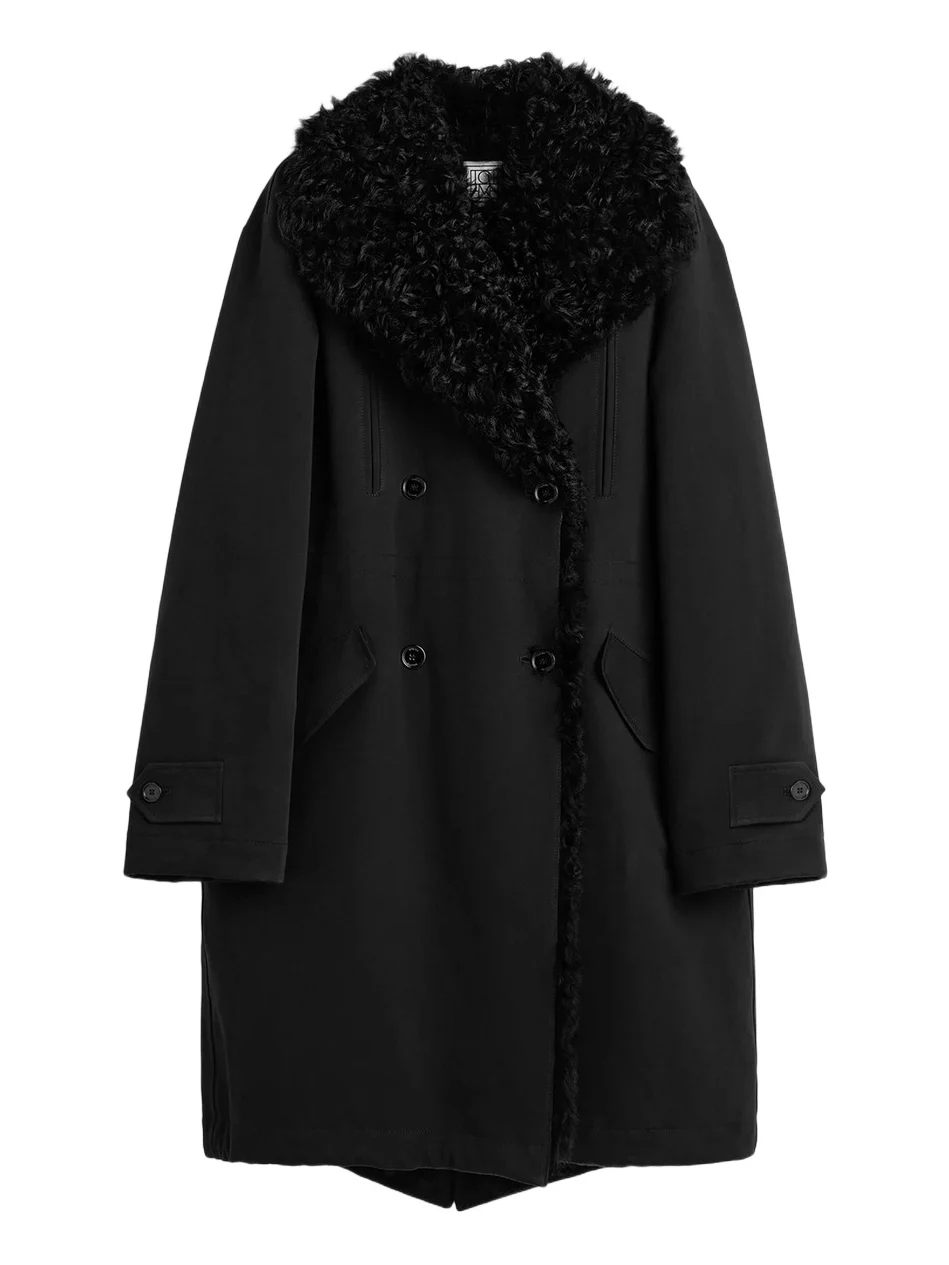 TOTEME Women's Shearling-Cotton Parka