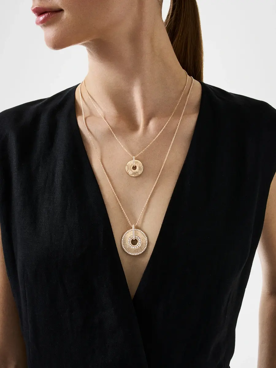 Piaget Women's Possession Decor Palace 18K Rose Gold & 0.06 TCW Diamond Pendant Necklace | Thumbnail 2