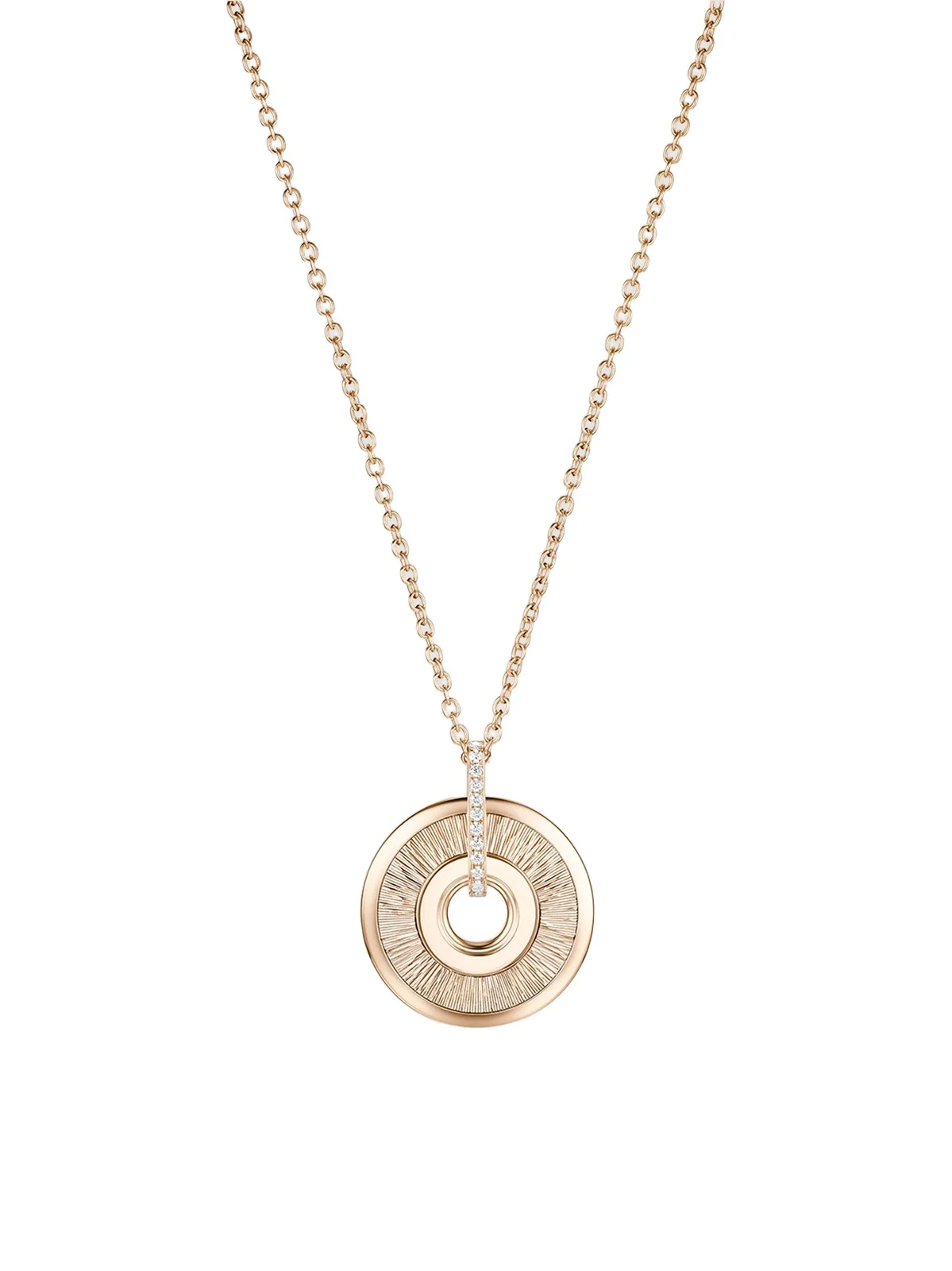 Women's Possession Decor Palace 18K Rose Gold & 0.06 TCW Diamond Pendant Necklace Women's Possession Decor Palace 18K Rose Gold & 0.06 TCW Diamond Pendant Necklace
