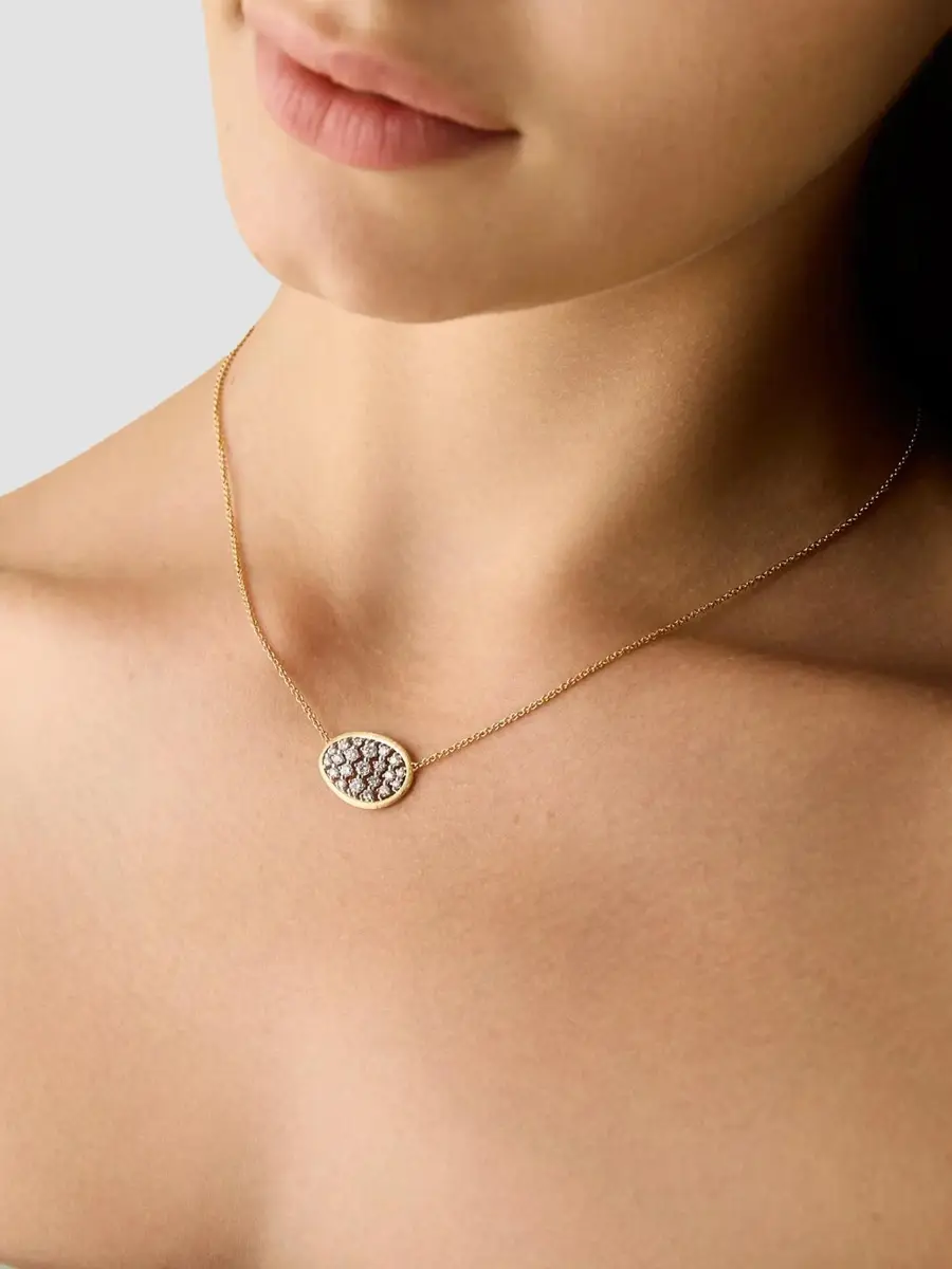 MARCO BICEGO Women's Lunaria Alta 18K Two-Tone Pavé Diamond Pendant Necklace, Medium | Thumbnail 2 MARCO BICEGO Women's Lunaria Alta 18K Two-Tone Pavé Diamond Pendant Necklace, Medium | Thumbnail 2