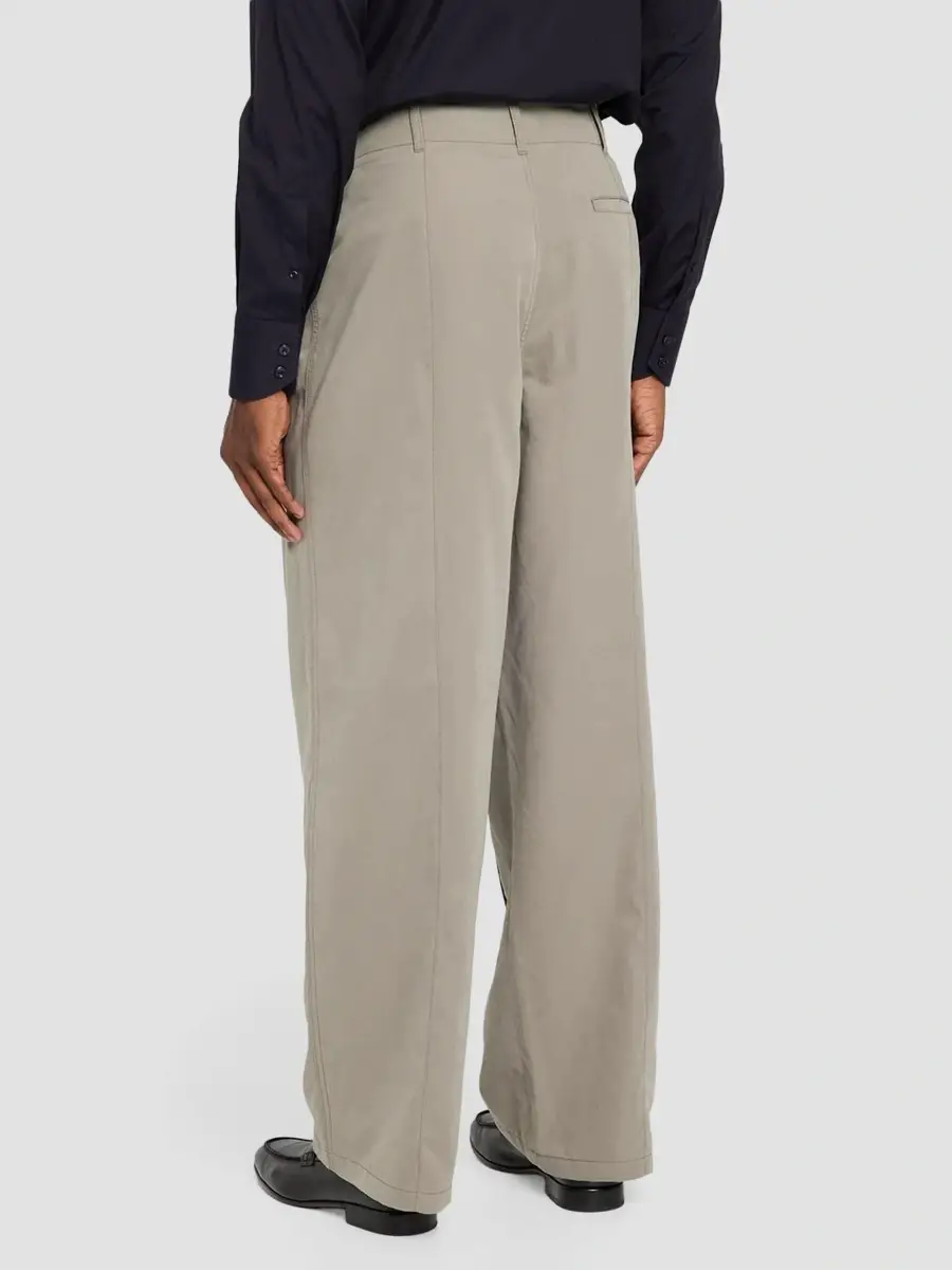 Giorgio Armani Men's Pleat-Front Wide-Leg Trousers | Thumbnail 3 Giorgio Armani Men's Pleat-Front Wide-Leg Trousers | Thumbnail 3