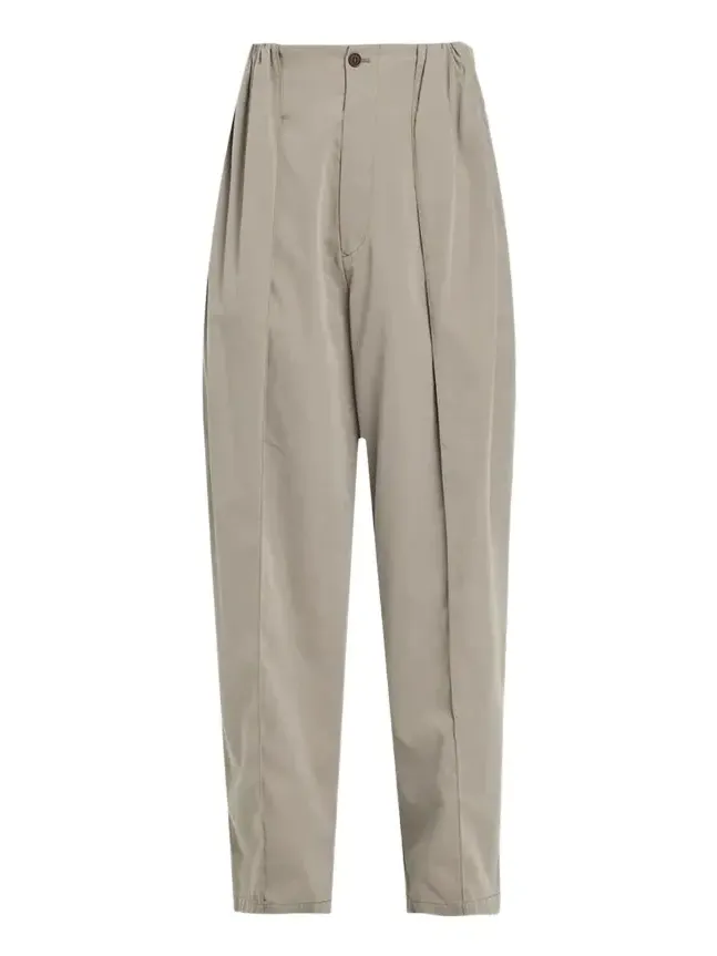 Giorgio Armani Men's Pleat-Front Wide-Leg Trousers
