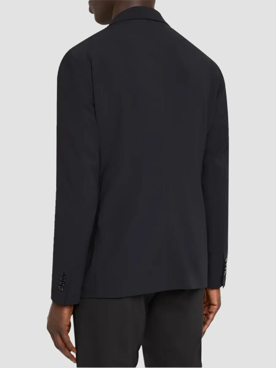 Giorgio Armani Men's Upton Virgin Wool Single-Breasted Jacket | Thumbnail 3
