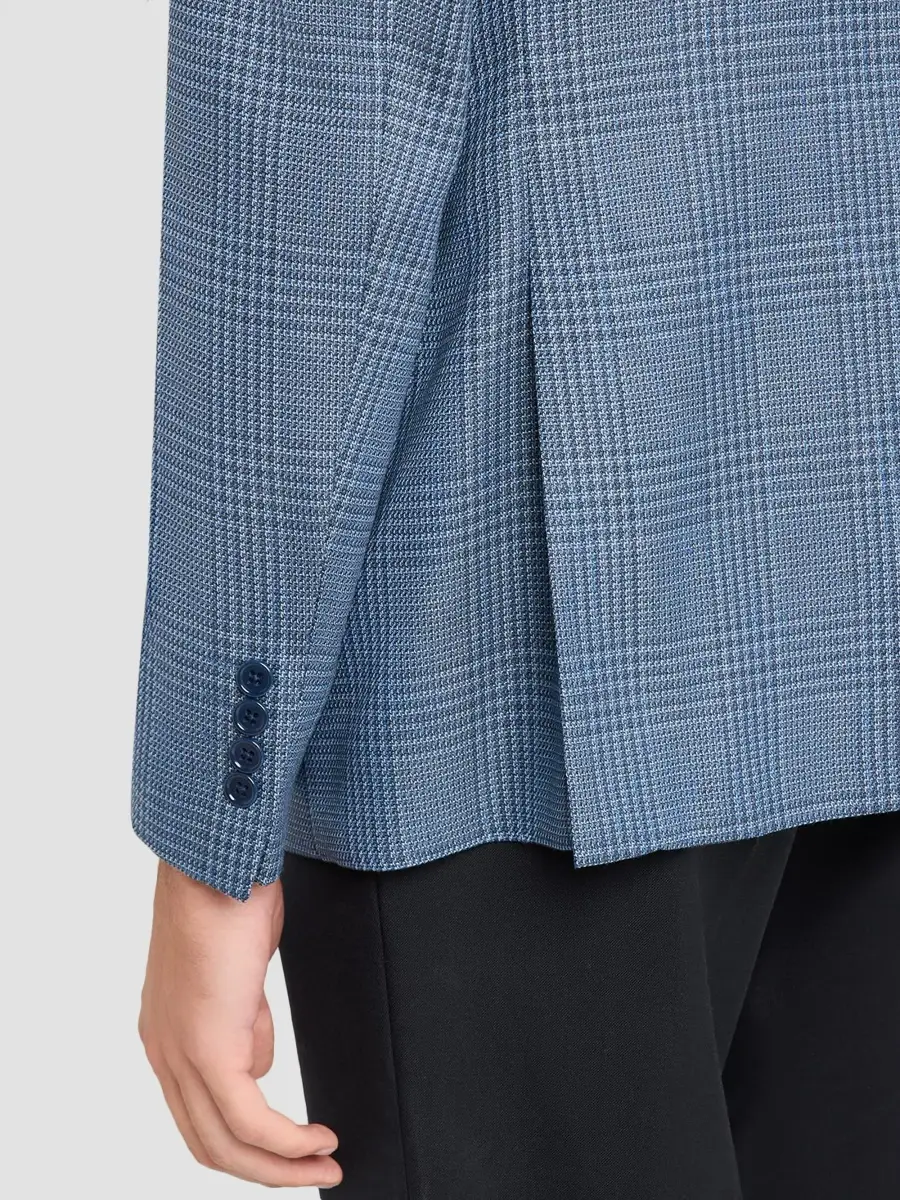 Emporio Armani Men's Tonal Glen Plaid Sport Jacket | Thumbnail 7 Emporio Armani Men's Tonal Glen Plaid Sport Jacket | Thumbnail 7