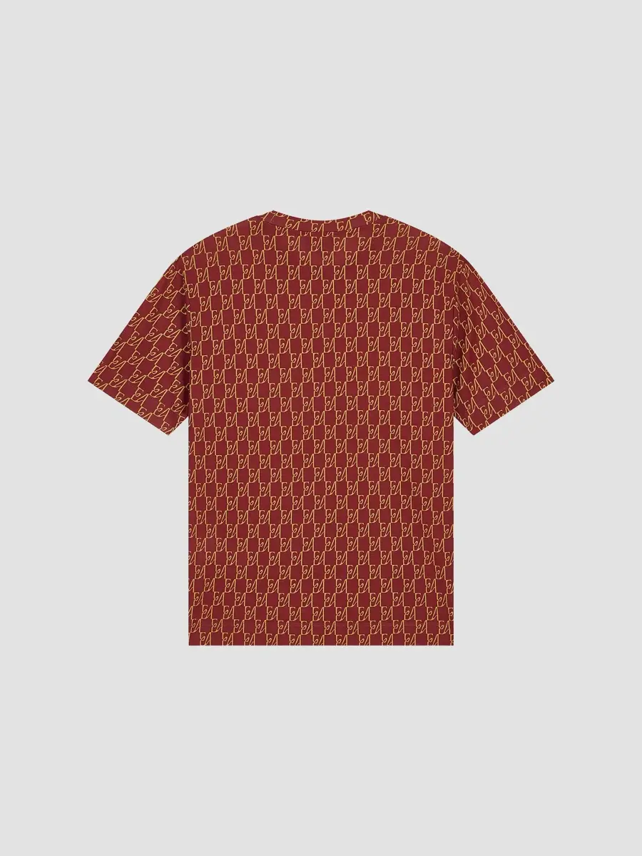 Emporio Armani Men's Monogram Logo Crewneck T-Shirt | Thumbnail 6 Emporio Armani Men's Monogram Logo Crewneck T-Shirt | Thumbnail 6