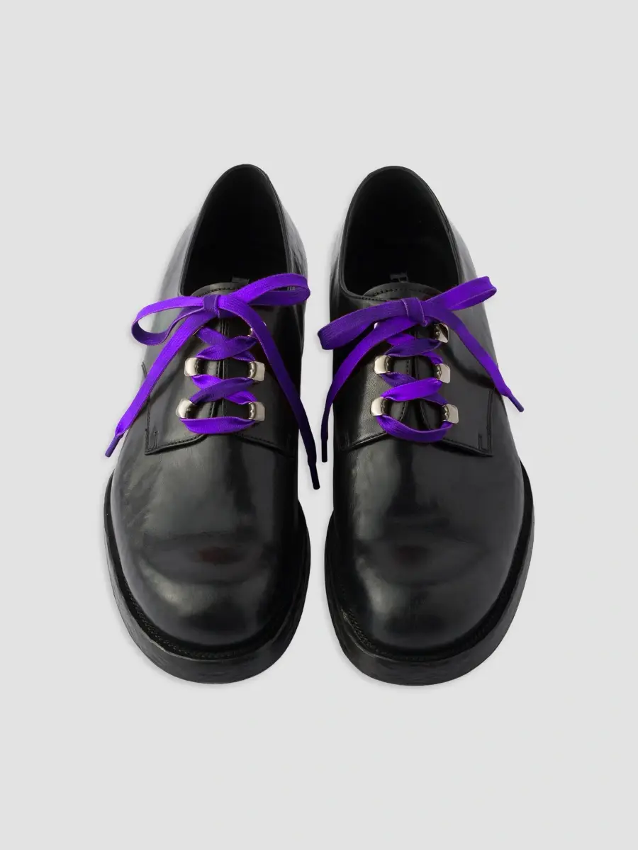 Prada Men's Antiqued Leather Lace-Up Shoes | Thumbnail 2 Prada Men's Antiqued Leather Lace-Up Shoes | Thumbnail 2