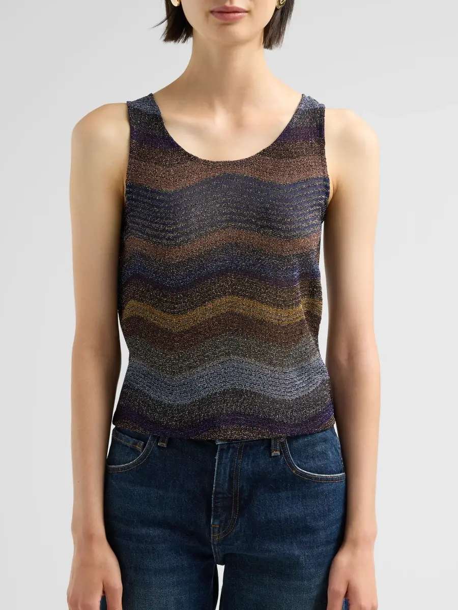 Missoni Women's Wave Lamé Knit Tank | Thumbnail 5 Missoni Women's Wave Lamé Knit Tank | Thumbnail 5