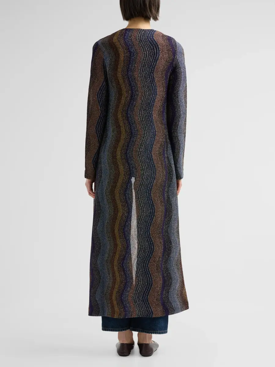 Missoni Women's Wave Lamé Knit Cardigan | Thumbnail 3