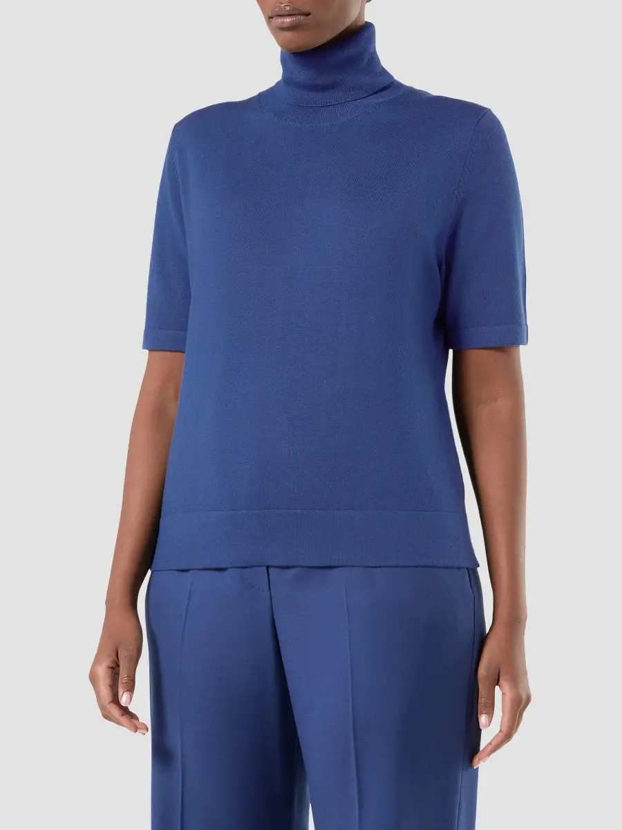 Marina Rinaldi Women's Wool Polo Neck Sweater | Thumbnail 3 Marina Rinaldi Women's Wool Polo Neck Sweater | Thumbnail 3