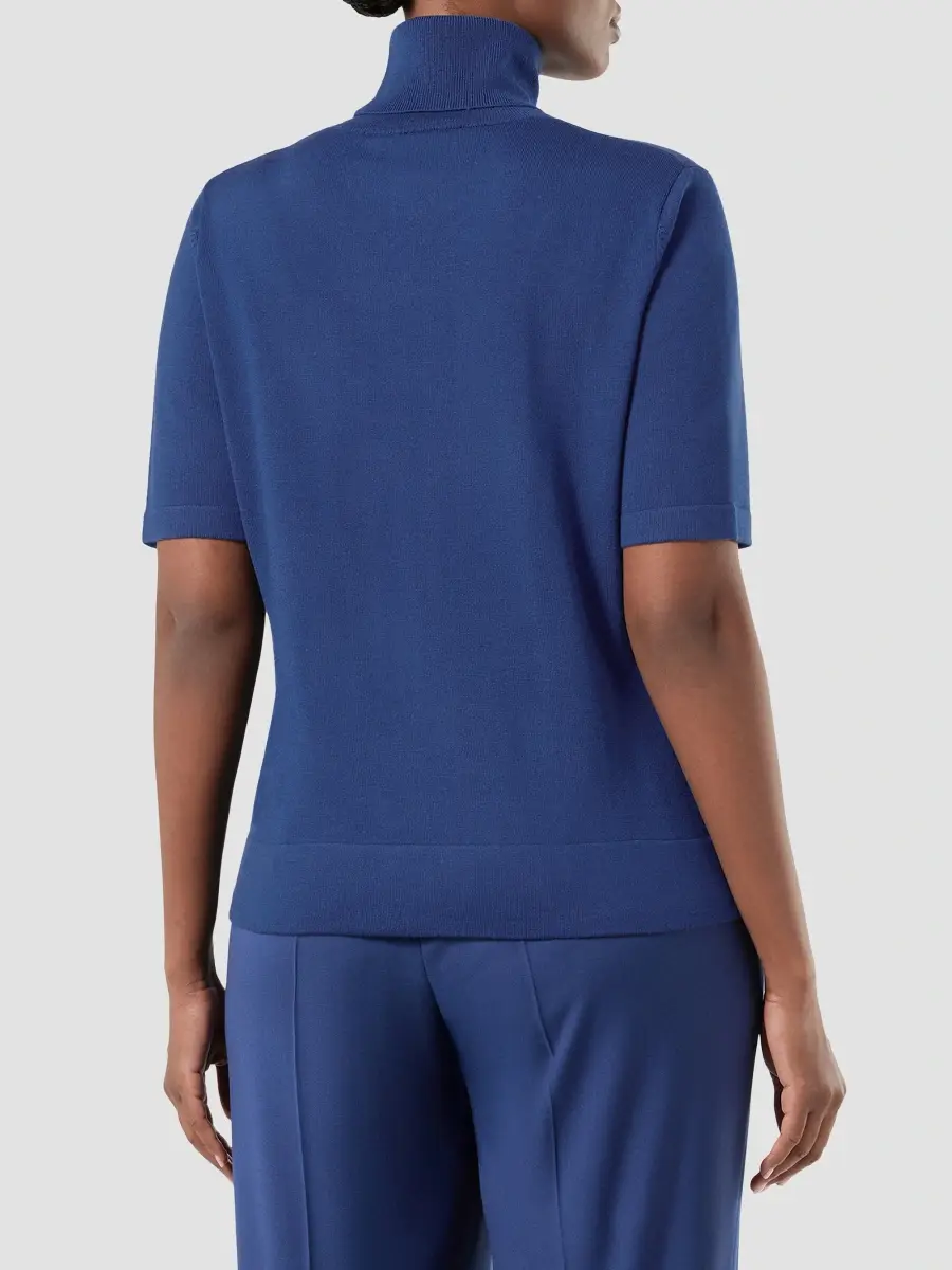 Marina Rinaldi Women's Wool Polo Neck Sweater | Thumbnail 4 Marina Rinaldi Women's Wool Polo Neck Sweater | Thumbnail 4