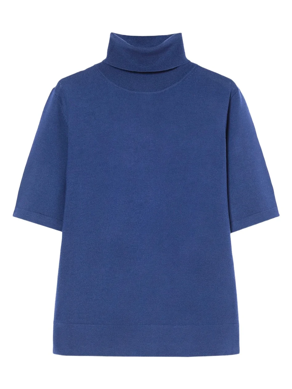 Women's Wool Polo Neck Sweater