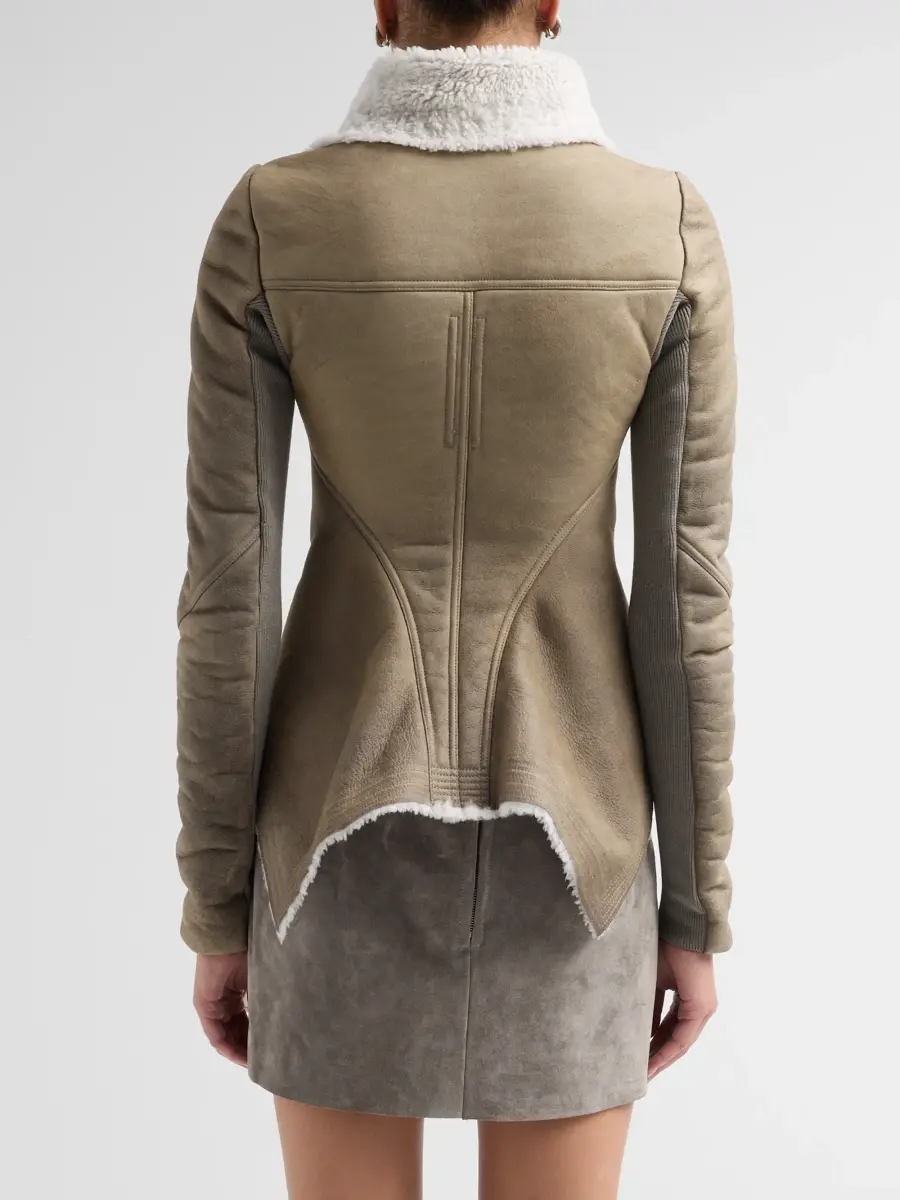 Rick Owens Women's Naska Leather Jacket | Thumbnail 3 Rick Owens Women's Naska Leather Jacket | Thumbnail 3