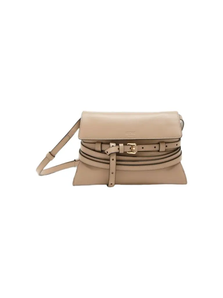 MOSCHINO Women's Tie Me Leather Crossbody Bag