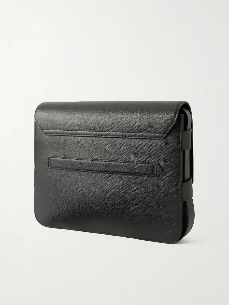 Montblanc Sartorial Cross-Grain Leather Messenger Bag - Men | Thumbnail 4 Montblanc Sartorial Cross-Grain Leather Messenger Bag - Men | Thumbnail 4