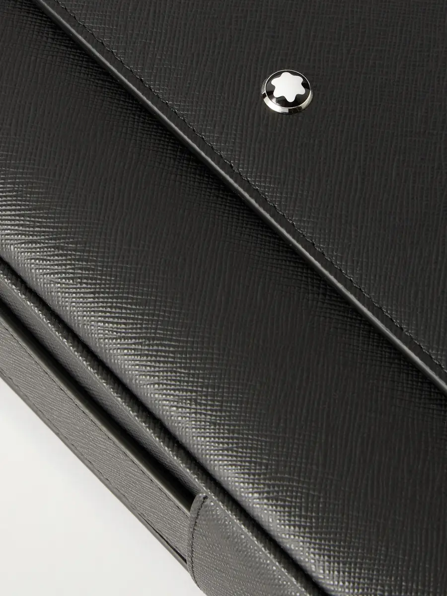 Montblanc Sartorial Cross-Grain Leather Messenger Bag - Men | Thumbnail 5 Montblanc Sartorial Cross-Grain Leather Messenger Bag - Men | Thumbnail 5