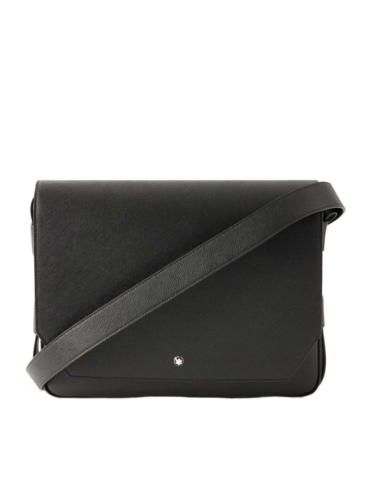 Montblanc Sartorial Cross-Grain Leather Messenger Bag - Men