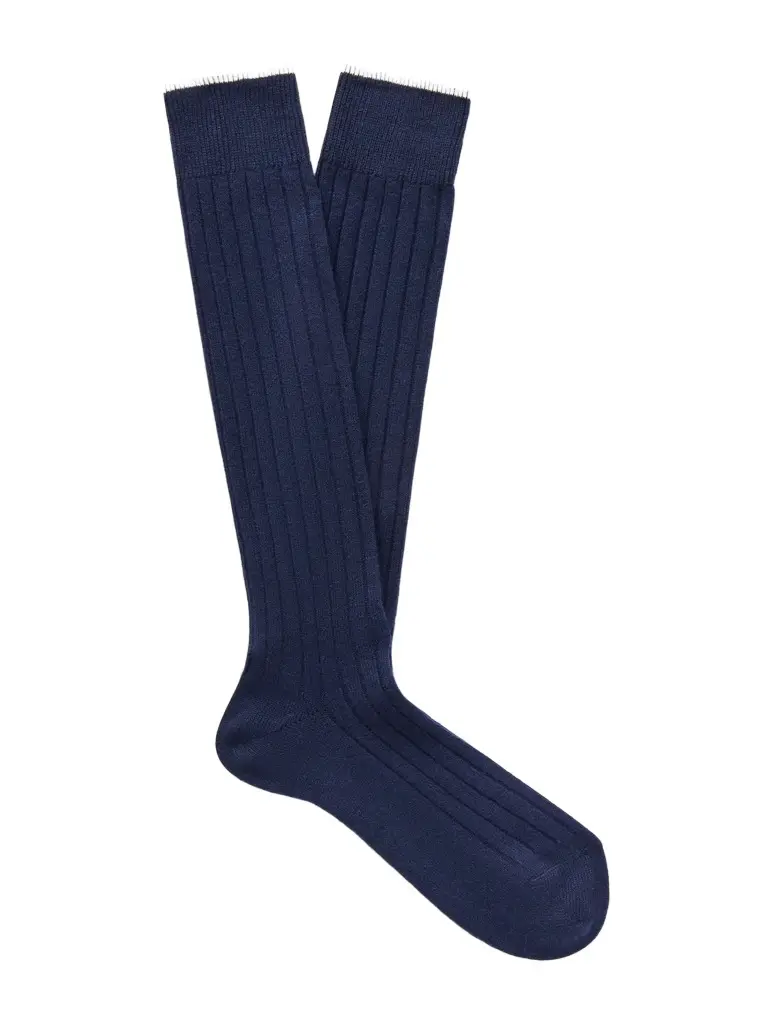 Brunello Cucinelli Ribbed Cashmere Socks - Men