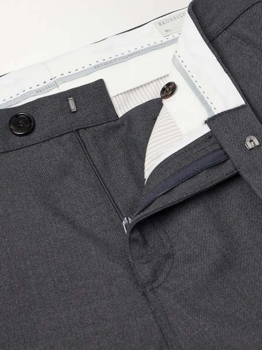 Brunello Cucinelli Tapered Virgin Wool-Twill Cargo Trousers - Men | Thumbnail 6 Brunello Cucinelli Tapered Virgin Wool-Twill Cargo Trousers - Men | Thumbnail 6
