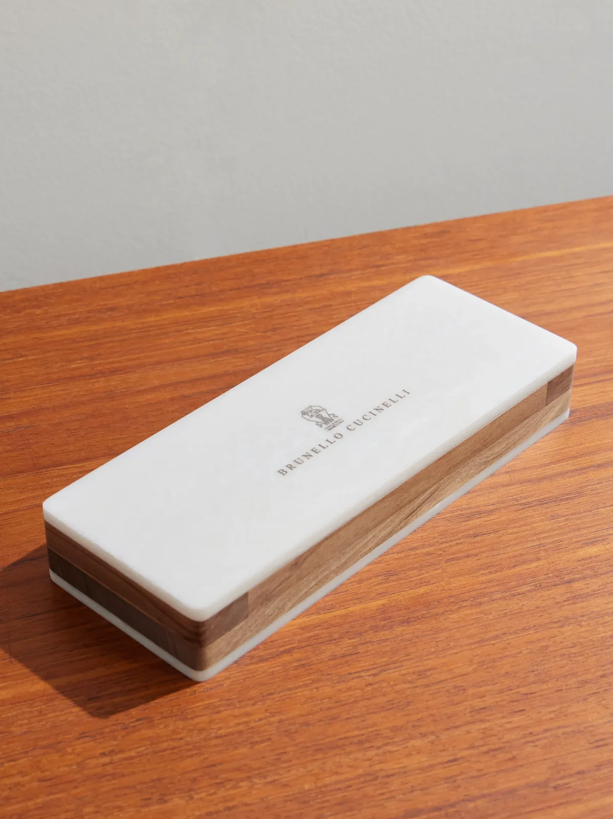 Brunello Cucinelli Walnut Wood and Krion® Portable Dominoes Set - Men