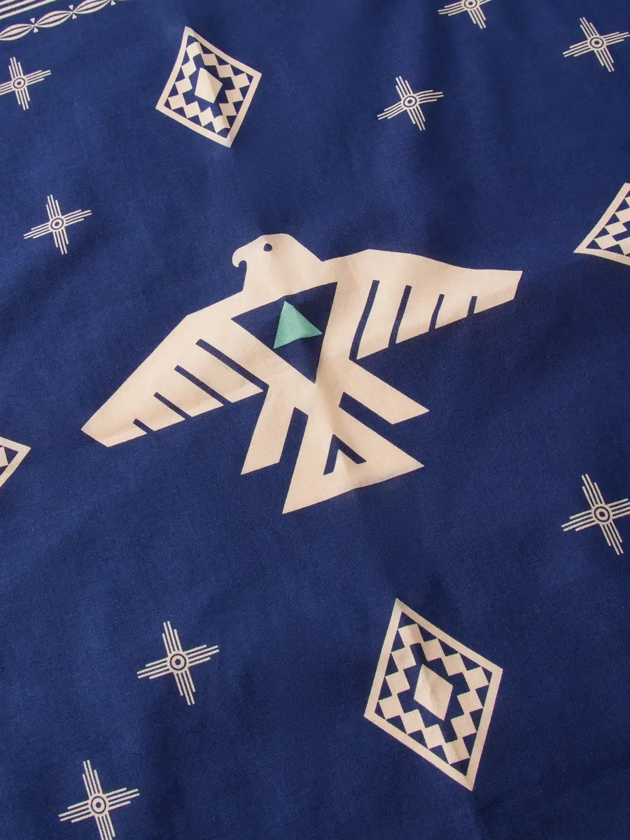 Fortela Printed Cotton Bandana - Men | Thumbnail 3 Fortela Printed Cotton Bandana - Men | Thumbnail 3