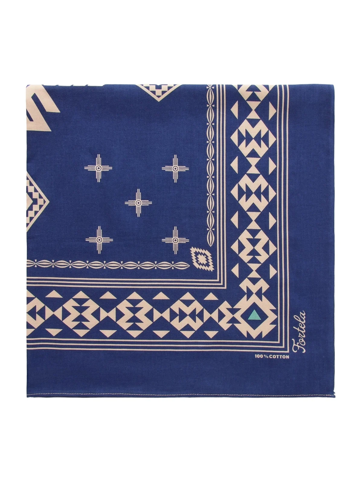 Fortela Printed Cotton Bandana - Men