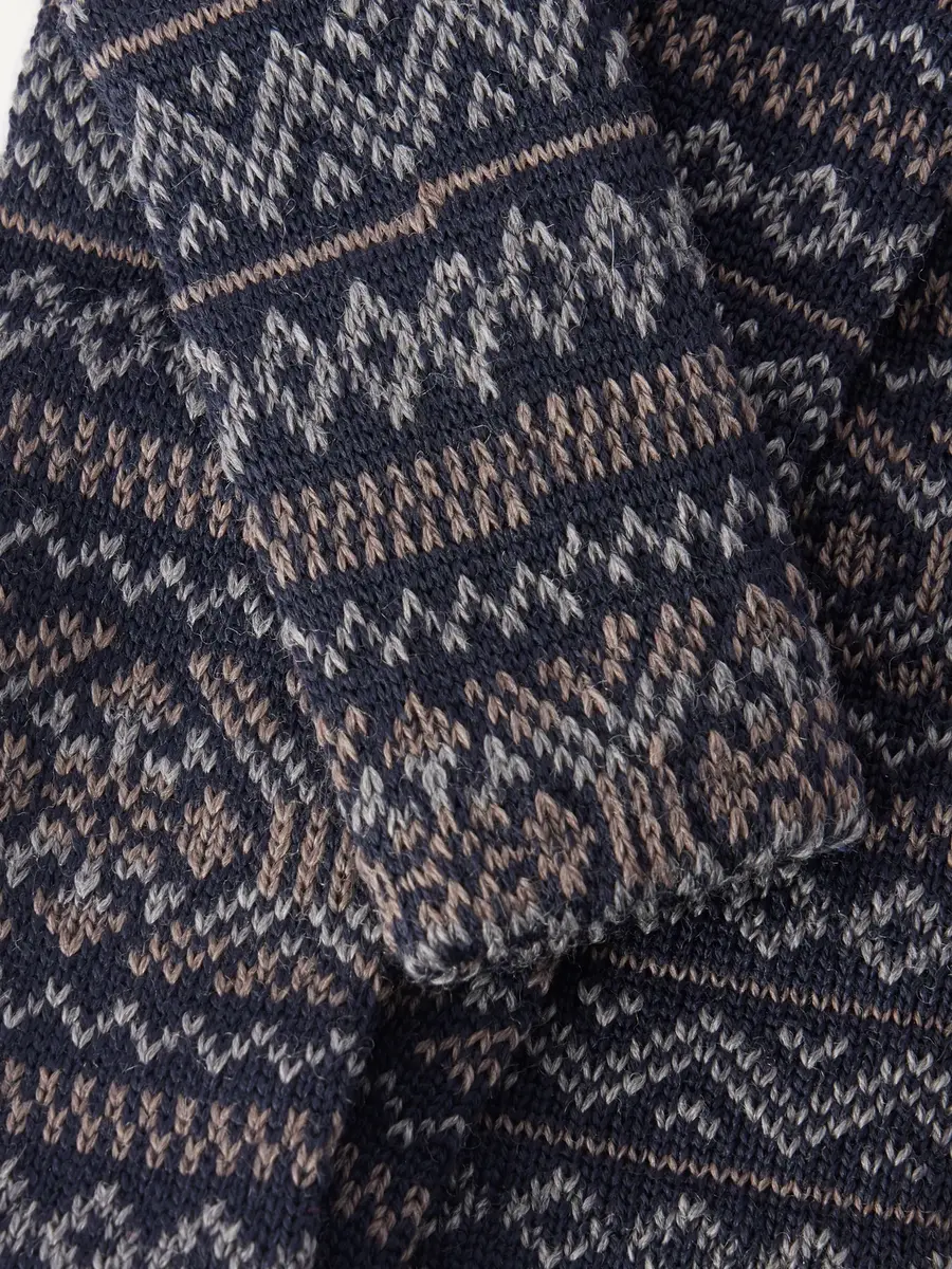Brunello Cucinelli 6.5cm Fair Isle Virgin Wool Tie - Men | Thumbnail 4 Brunello Cucinelli 6.5cm Fair Isle Virgin Wool Tie - Men | Thumbnail 4
