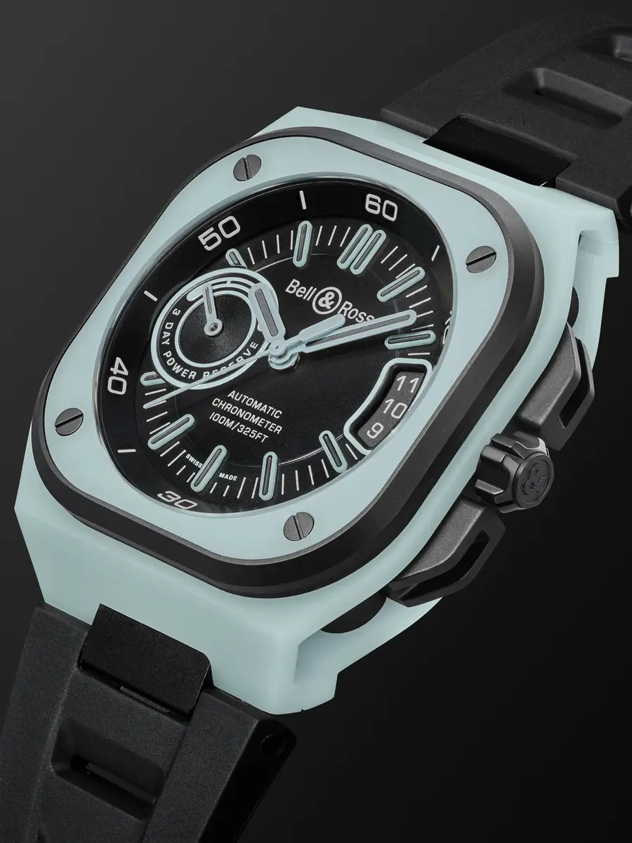 Bell & Ross BR-X5 Lum Automatic Titanium Watch, Ref. BRX5R-BLUM-TC/SRB - Men | Thumbnail 4
