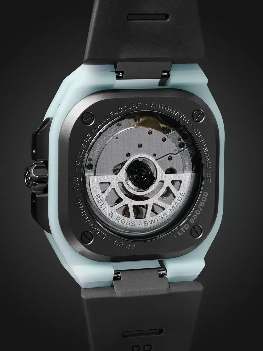Bell & Ross BR-X5 Lum Automatic Titanium Watch, Ref. BRX5R-BLUM-TC/SRB - Men | Thumbnail 5