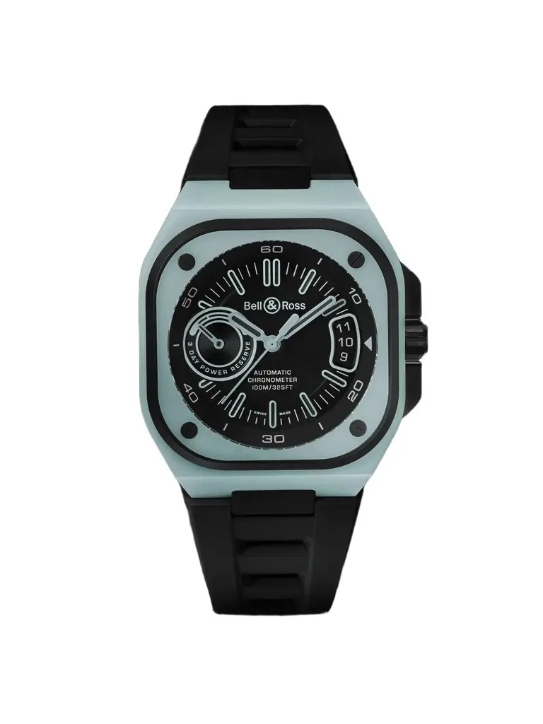 Bell & Ross BR-X5 Lum Automatic Titanium Watch, Ref. BRX5R-BLUM-TC/SRB - Men