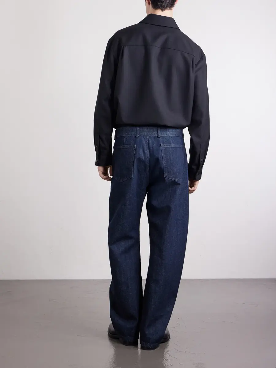 Lemaire Twisted Barrel-Leg Belted Organic Jeans - Men | Thumbnail 4 Lemaire Twisted Barrel-Leg Belted Organic Jeans - Men | Thumbnail 4
