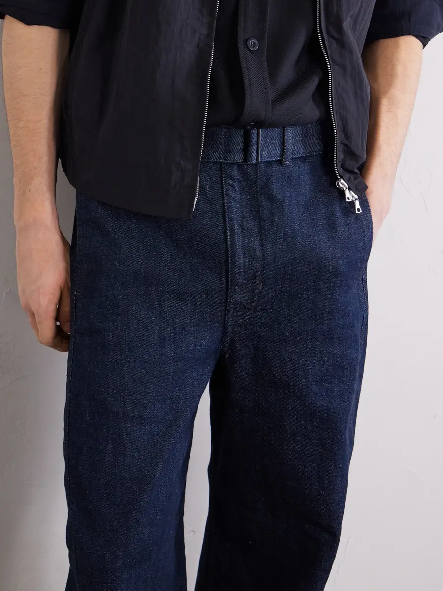 Lemaire Twisted Barrel-Leg Belted Organic Jeans - Men | Thumbnail 5 Lemaire Twisted Barrel-Leg Belted Organic Jeans - Men | Thumbnail 5