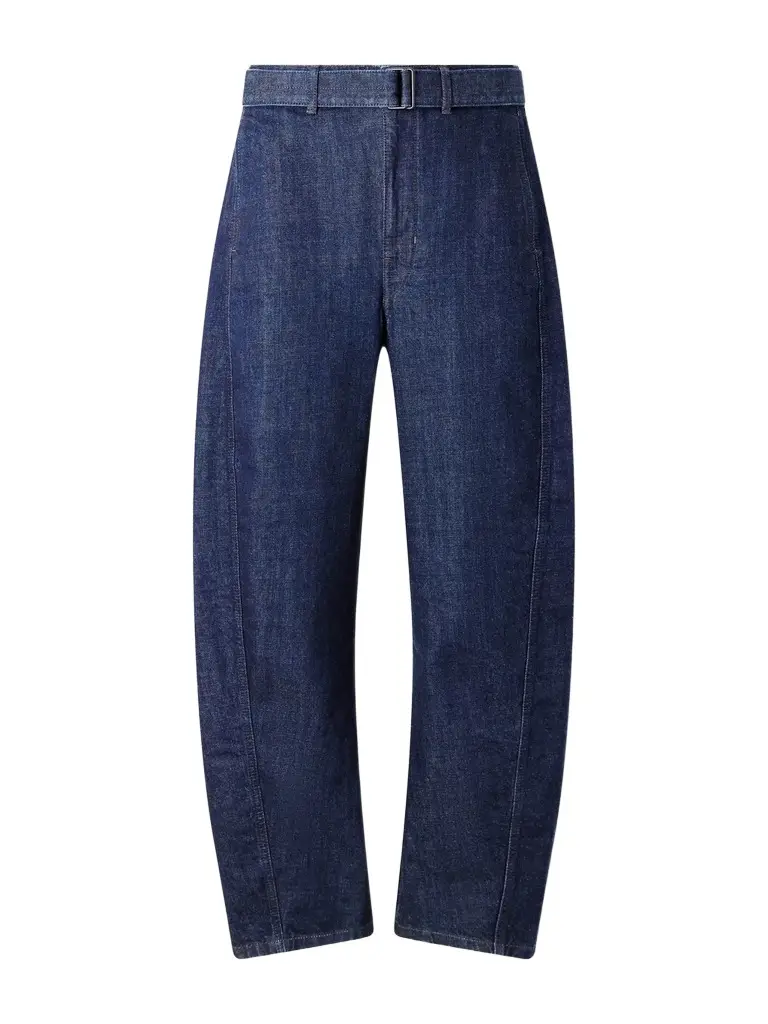 Lemaire Twisted Barrel-Leg Belted Organic Jeans - Men