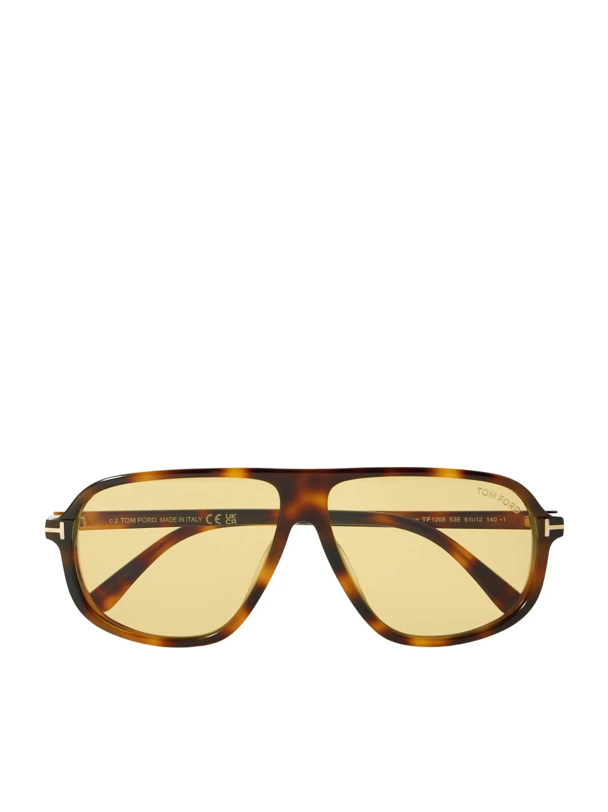 Tom Ford Guillame Aviator-Style Tortoiseshell Acetate Sunglasses - Men