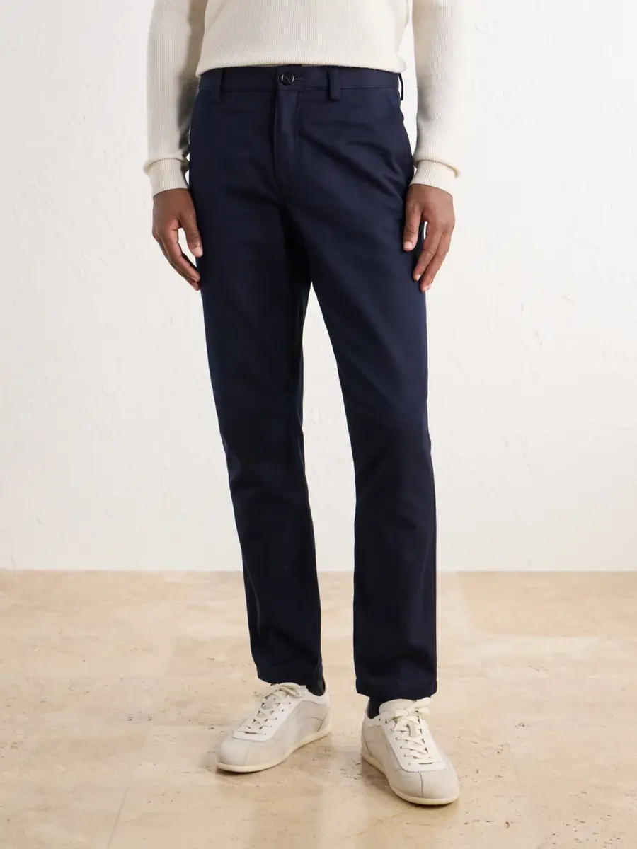 Brunello Cucinelli Tapered Cotton And Wool-Blend Twill Chinos - Men | Thumbnail 3 Brunello Cucinelli Tapered Cotton And Wool-Blend Twill Chinos - Men | Thumbnail 3