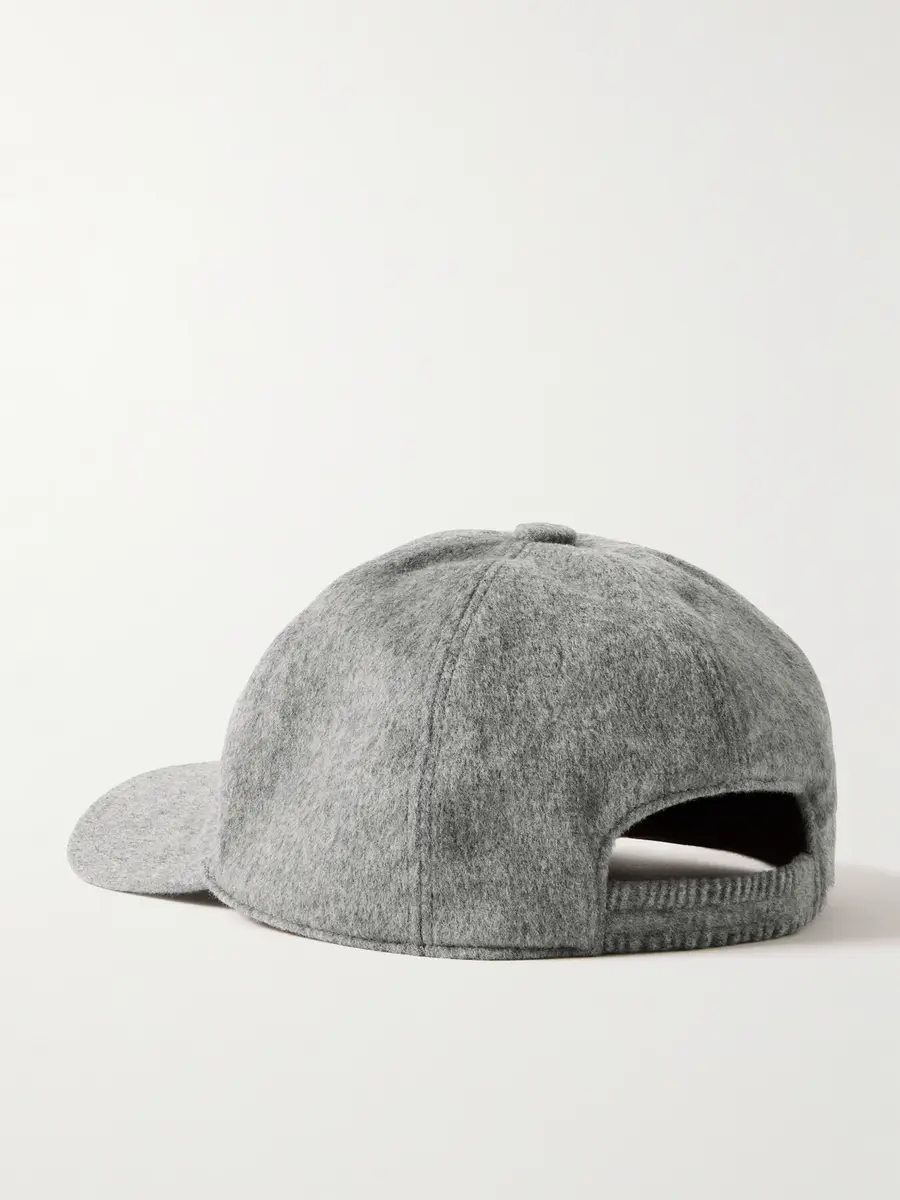 Loro Piana Logo-Embroidered Storm System Baby Cashmere Baseball Cap - Men | Thumbnail 3 Loro Piana Logo-Embroidered Storm System Baby Cashmere Baseball Cap - Men | Thumbnail 3